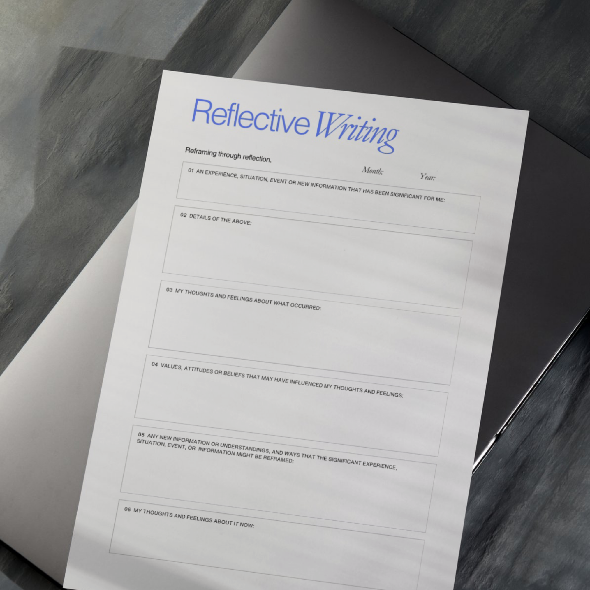 Planning & Reflective Writing Pack