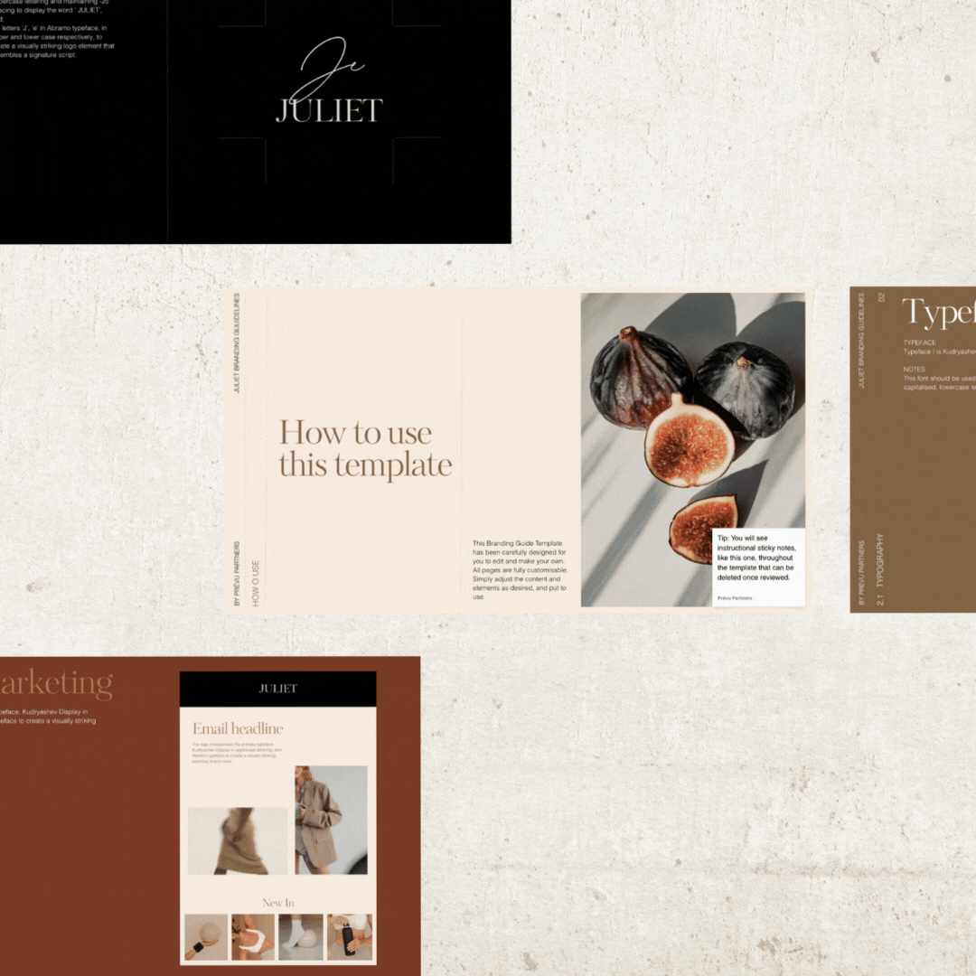 Brand Guide Template - Juliet